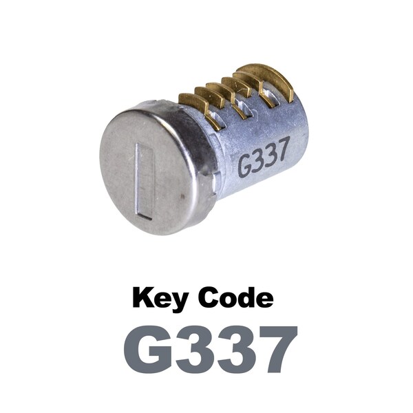 Global Replacement Lock Cylinder, For Non-Master Key Applications, For use in Locks with Key Code G337 KC-SNM-NK-337 - main